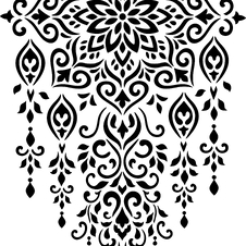 szablon do malowania /  naklejka dekoracyjna dekor_90