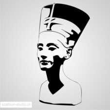 Wzór egipski Nefertitii  P_02