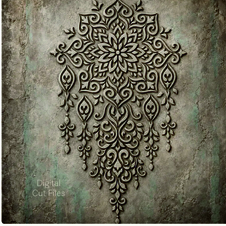 Szablon do batonu lub tynku BT_01 Mandala
