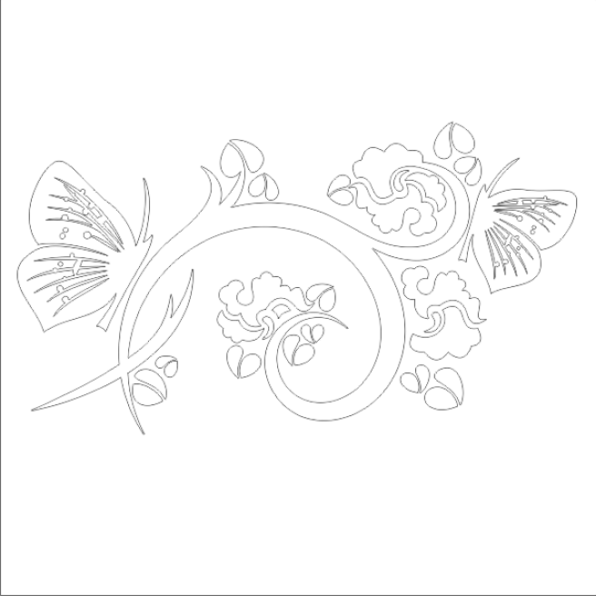 Motywy roślinne,orient  CH_68